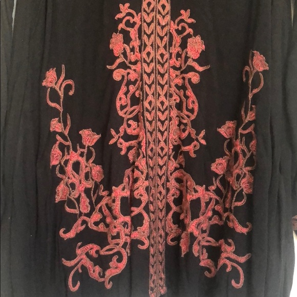 Free People Black Long Sleeve Dress - Picture 3 of 6